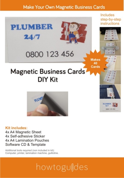 Magnetic Business Card DIY Kit cover design